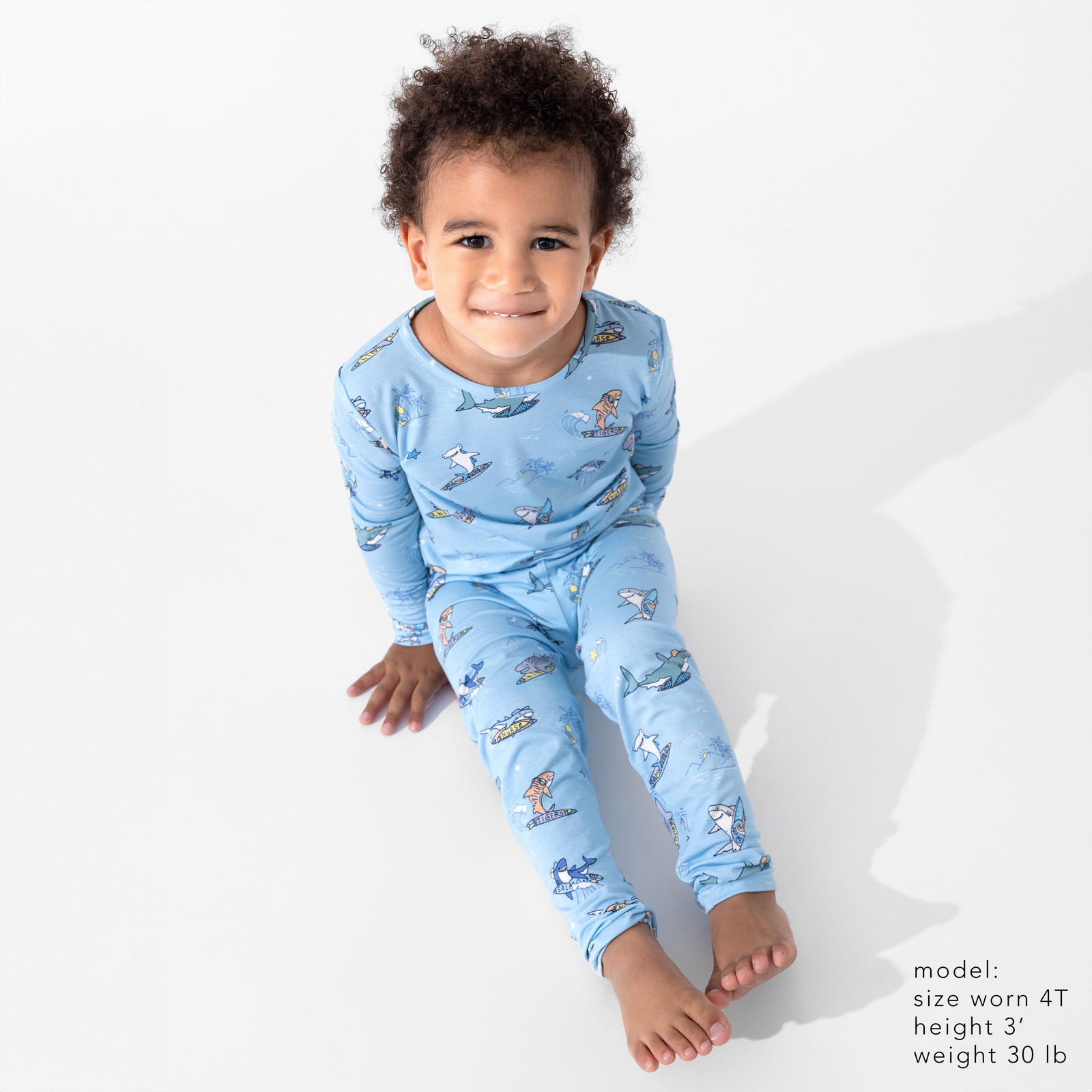 Shark School Bamboo Kids Pajamas