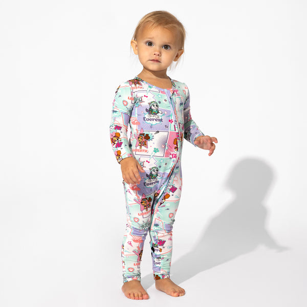 PAW Patrol: Comic Girl Pups Bamboo Convertible Footie