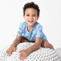 Shark School Bamboo Kids Pajama Short Set