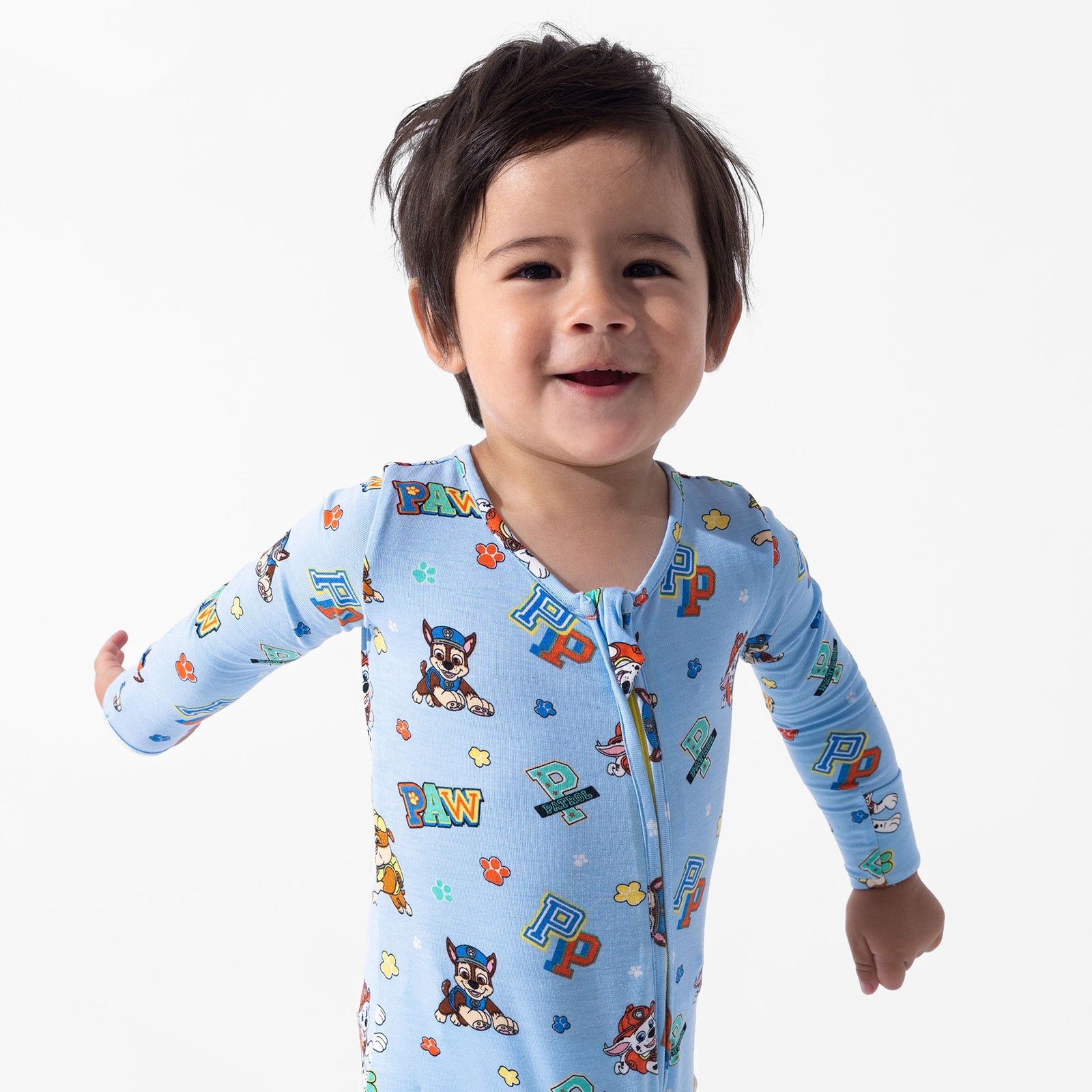 PAW Patrol: Varsity Blue Bamboo Convertible Footie