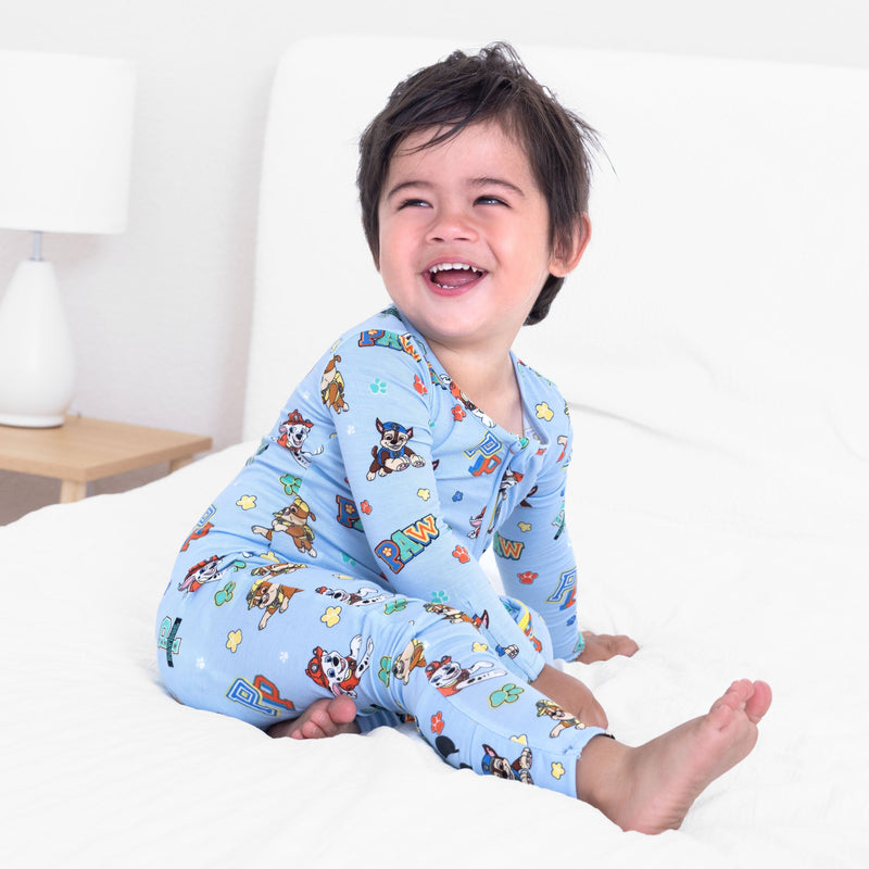 PAW Patrol: Varsity Blue Bamboo Convertible Footie