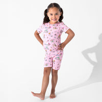 Mermaid Lagoon Bamboo Kids Pajama Short Set