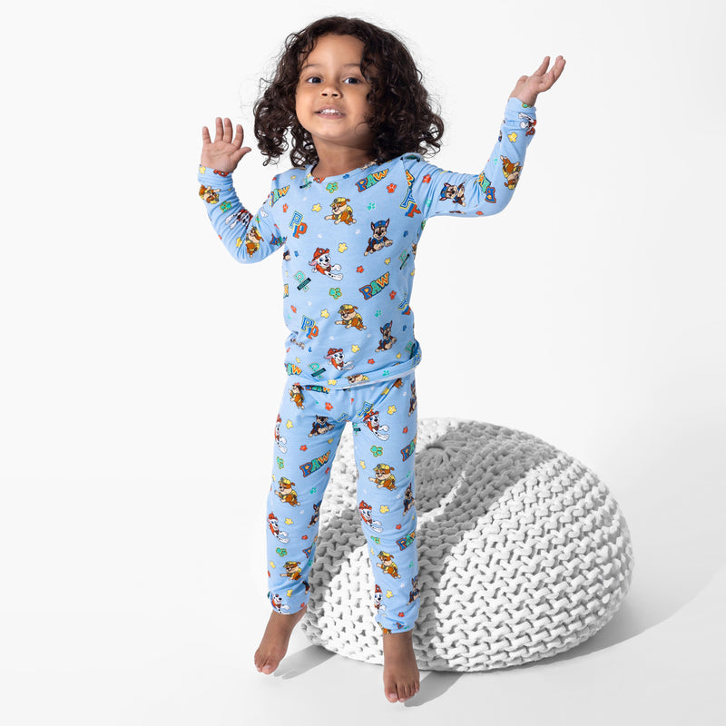 PAW Patrol: Varsity Blue Bamboo Kids Pajamas