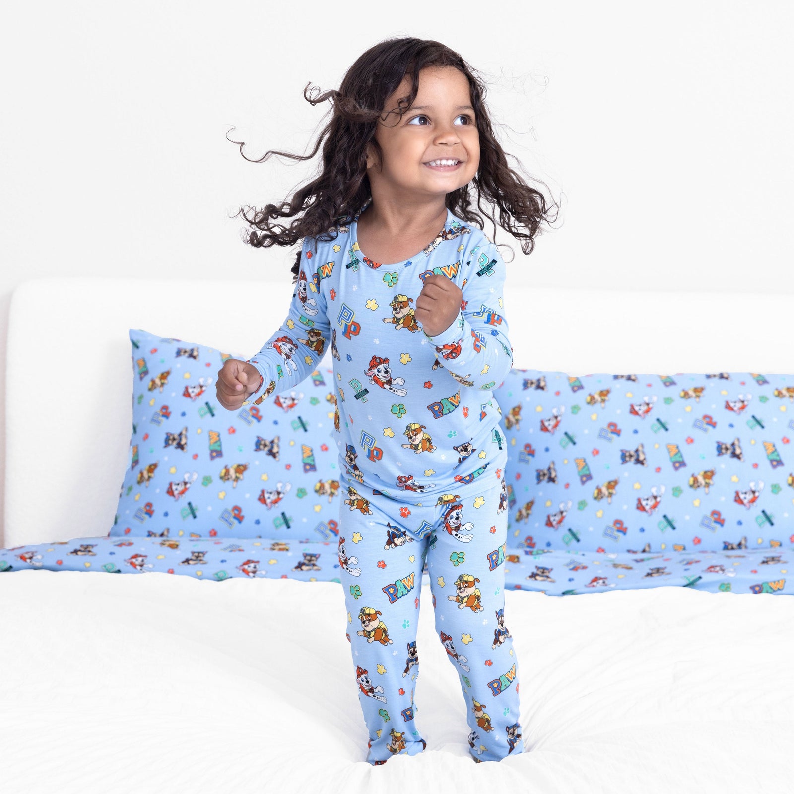 PAW Patrol: Varsity Blue Bamboo Kids Pajamas