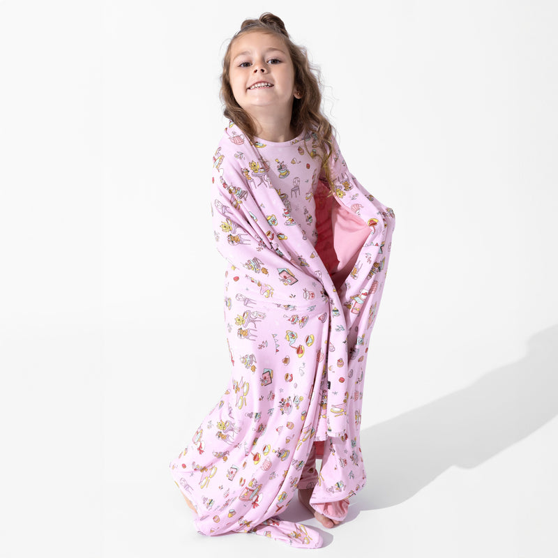 Tea Party Bamboo Blanket