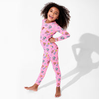 PAW Patrol: Varsity Pink Bamboo Kids Pajamas