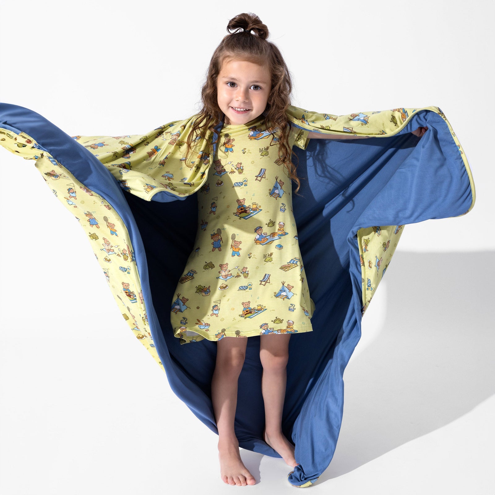 Teddy Bear Picnic Bamboo Blanket