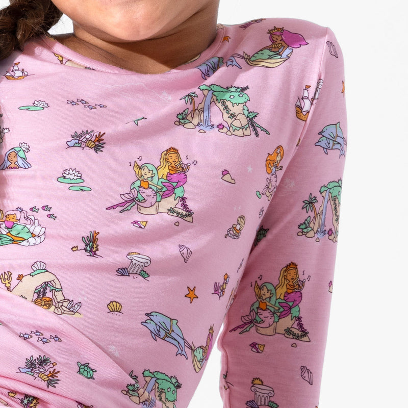 Mermaid Lagoon Bamboo Kids Pajamas