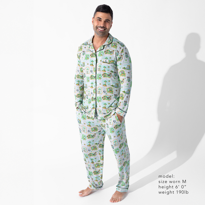 Minecraft Overworld Dreams Bamboo Men's Pajama Set