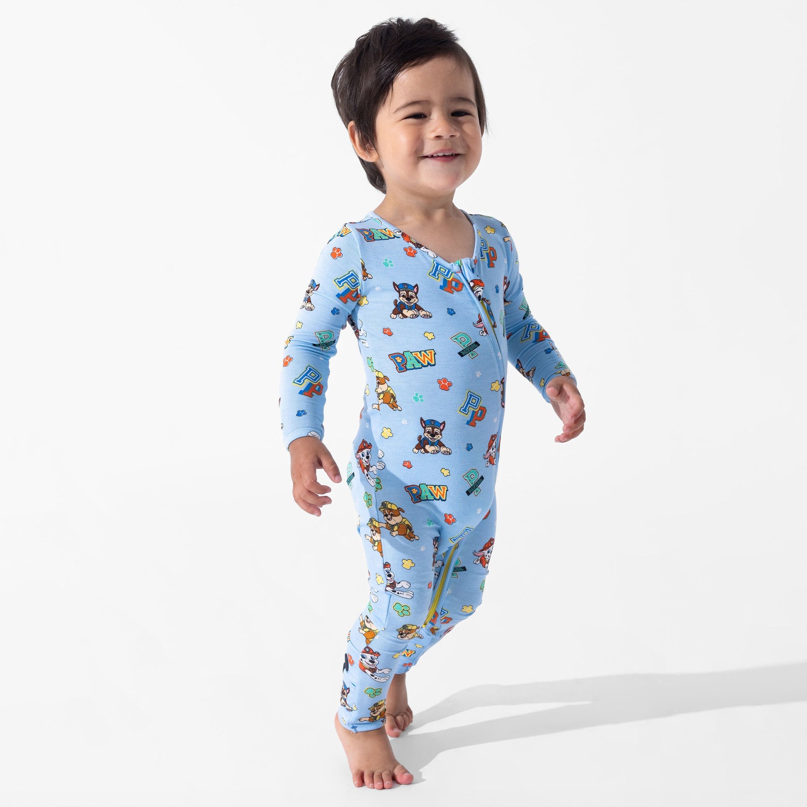 PAW Patrol: Varsity Blue Bamboo Convertible Footie