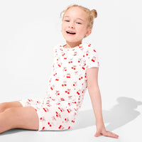 Cherry On Top Bamboo Kids Pajama Short Set