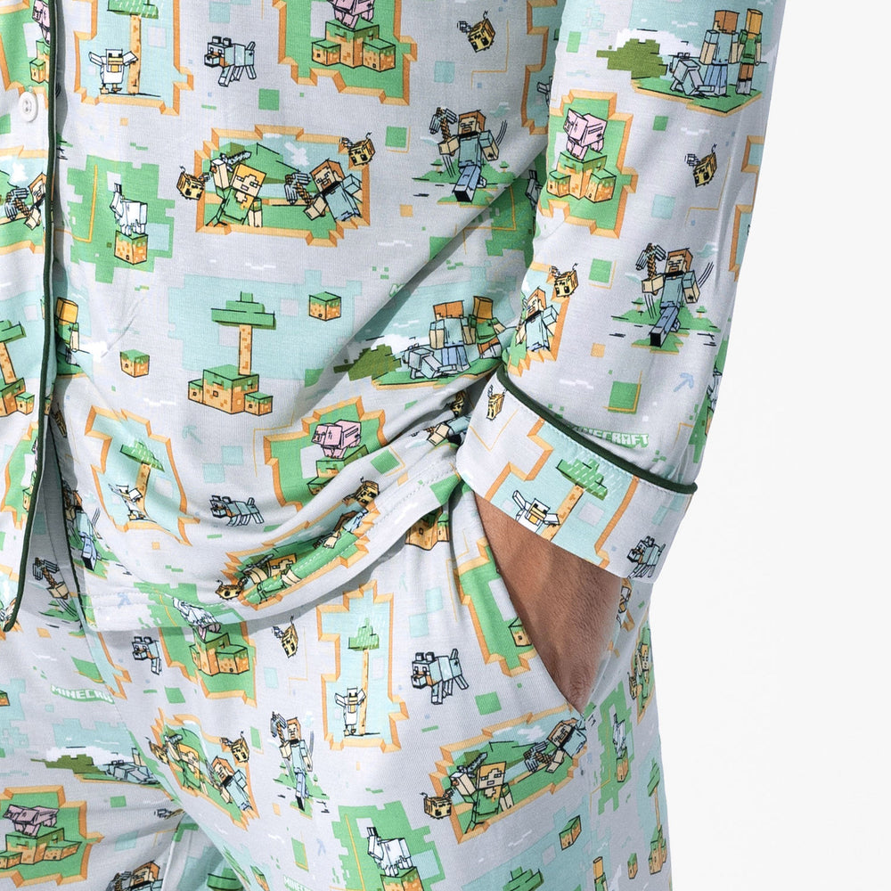 Minecraft Overworld Dreams Bamboo Men's Pajama Set