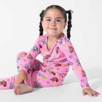 PAW Patrol: Varsity Pink Bamboo Kids Pajamas