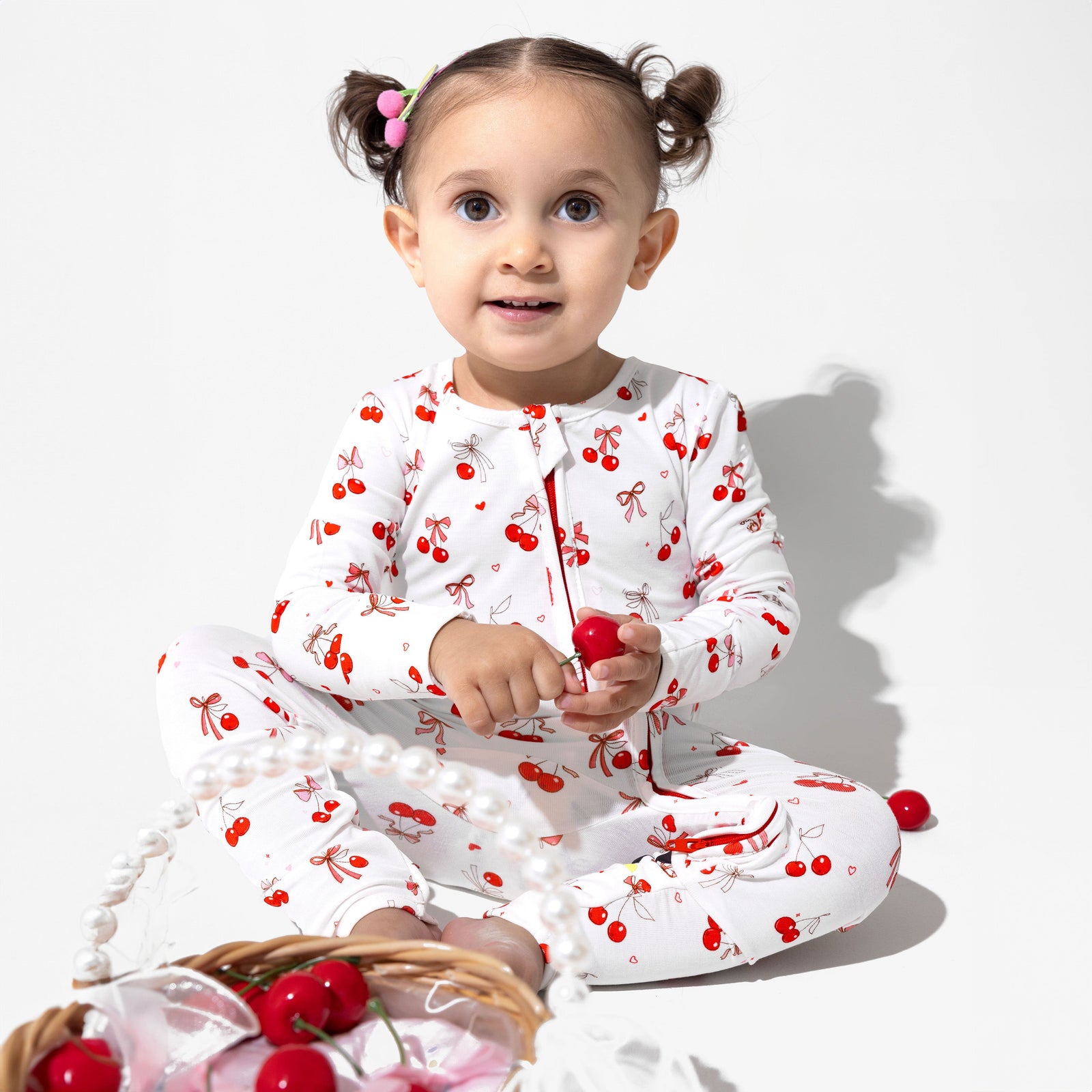 Cherry On Top Bamboo Convertible Footie