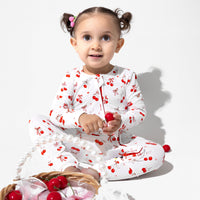 Cherry On Top Bamboo Convertible Footie