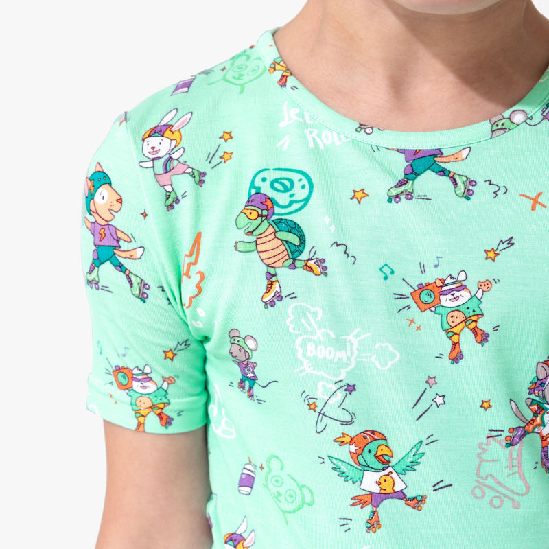 Roller Pet Pals Bamboo Kids Pajama Short Set