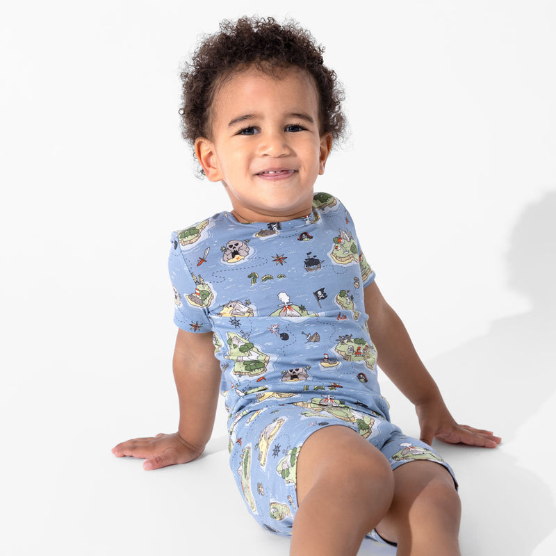 Pirate Cove Bamboo Kids Pajama Short Set