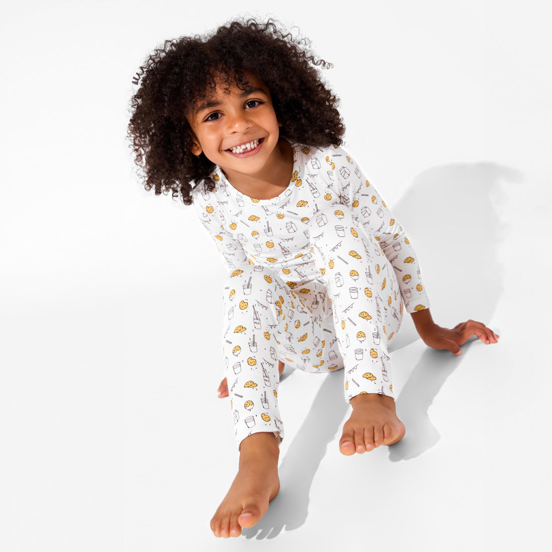 Milk & Cookies Bamboo Kids Pajamas