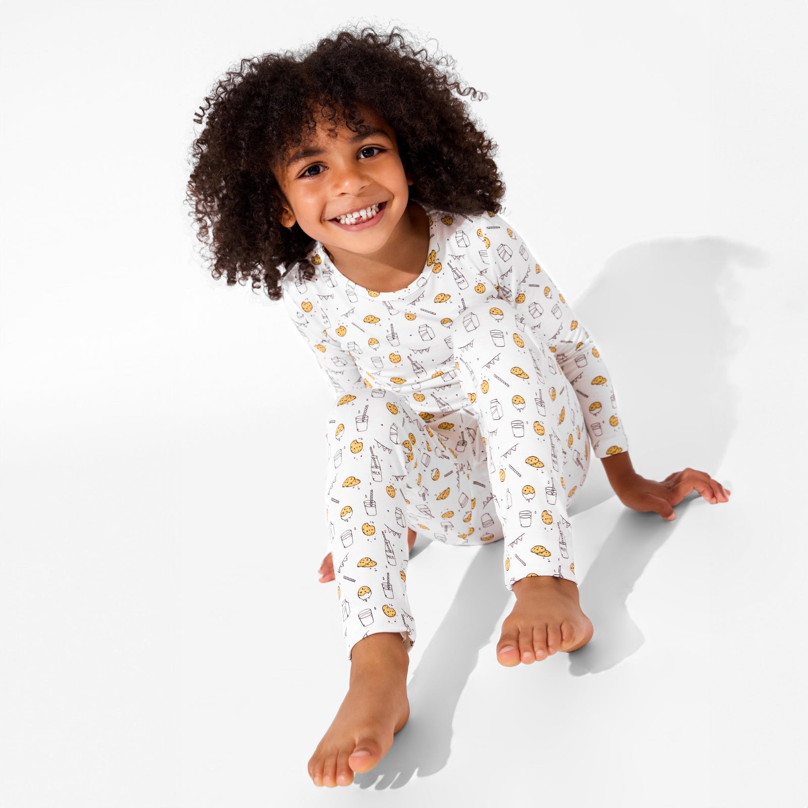 Milk & Cookies Bamboo Kids Pajamas
