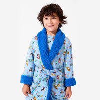 PAW Patrol: Varsity Blue Bamboo Kids Sherpa Robe