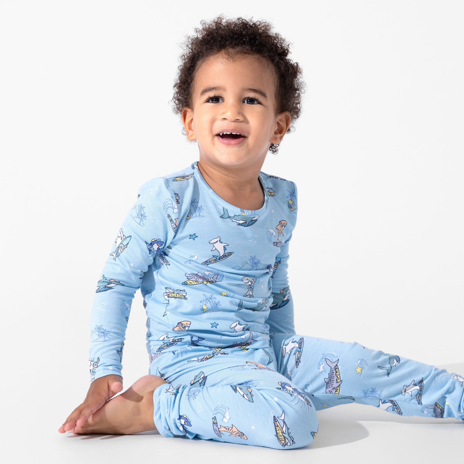 Shark School Bamboo Kids Pajamas