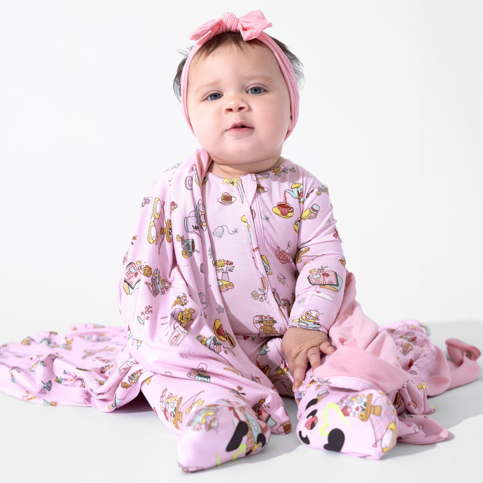 Tea Party Bamboo Blanket