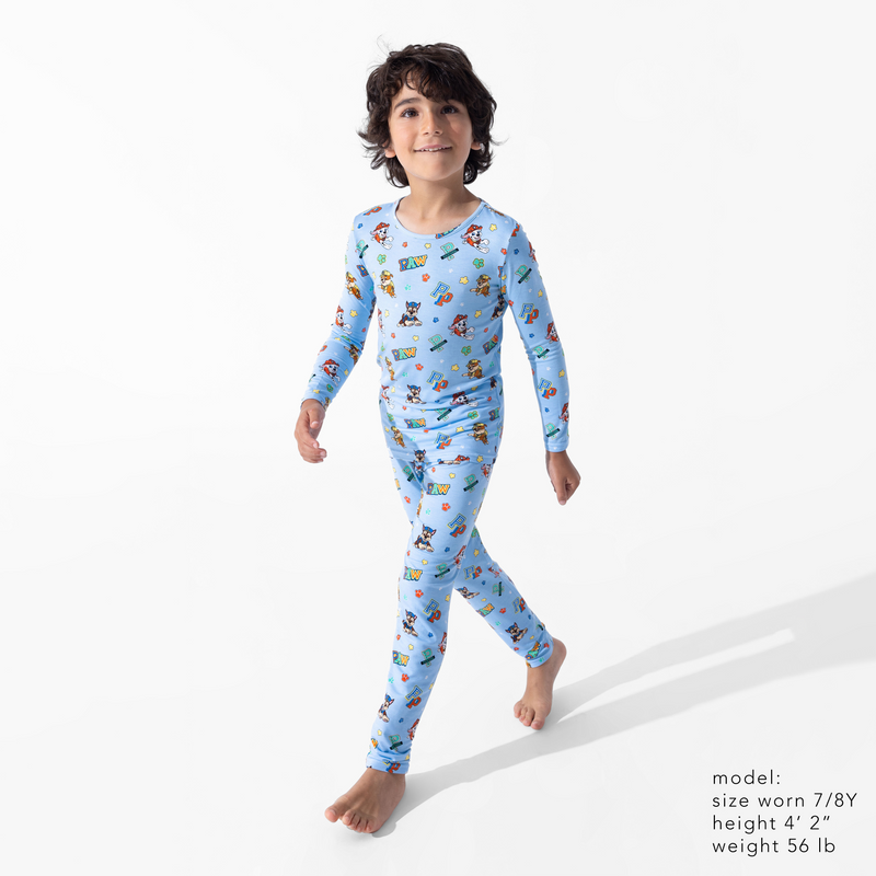 PAW Patrol: Varsity Blue Bamboo Kids Pajamas
