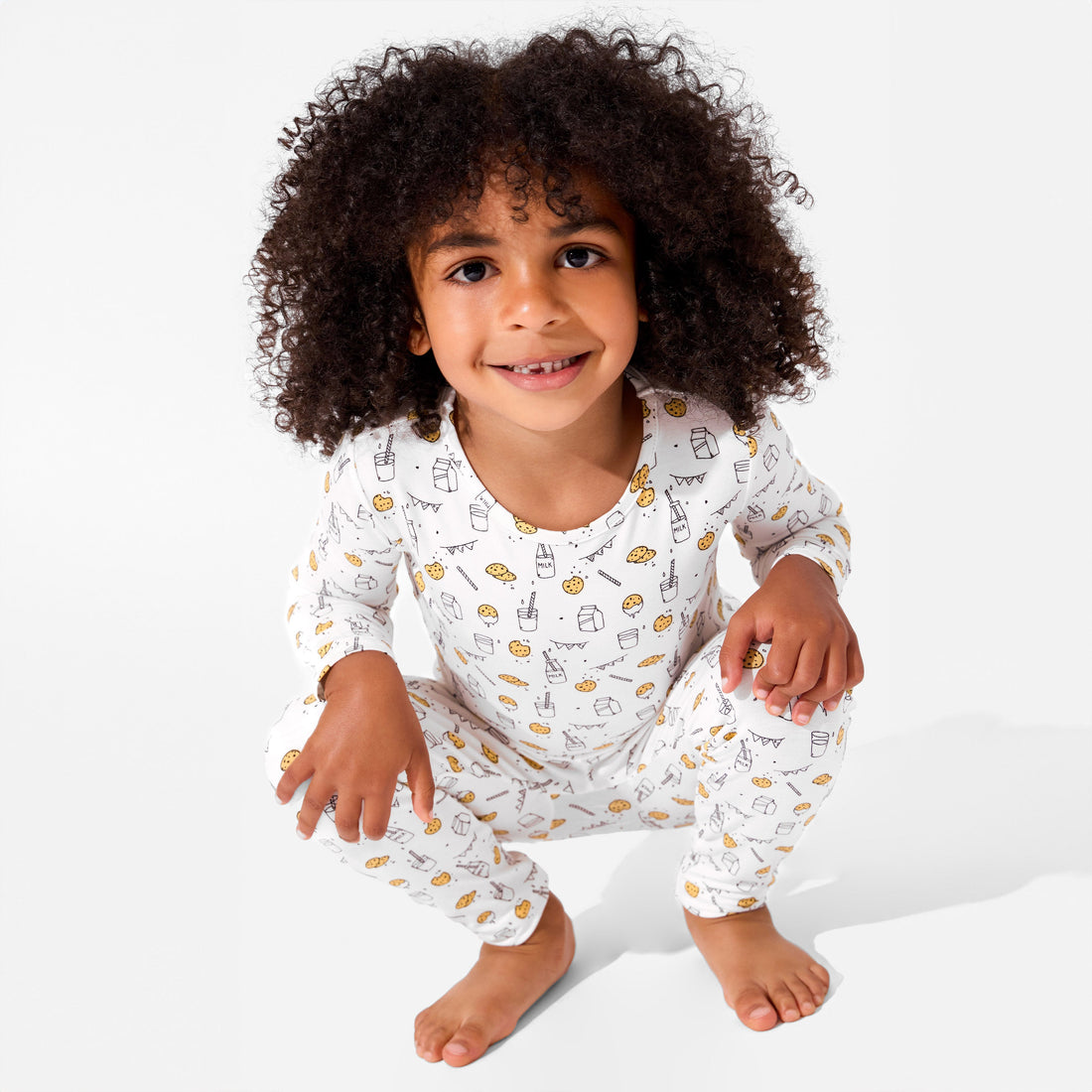 Milk & Cookies Bamboo Kids Pajamas