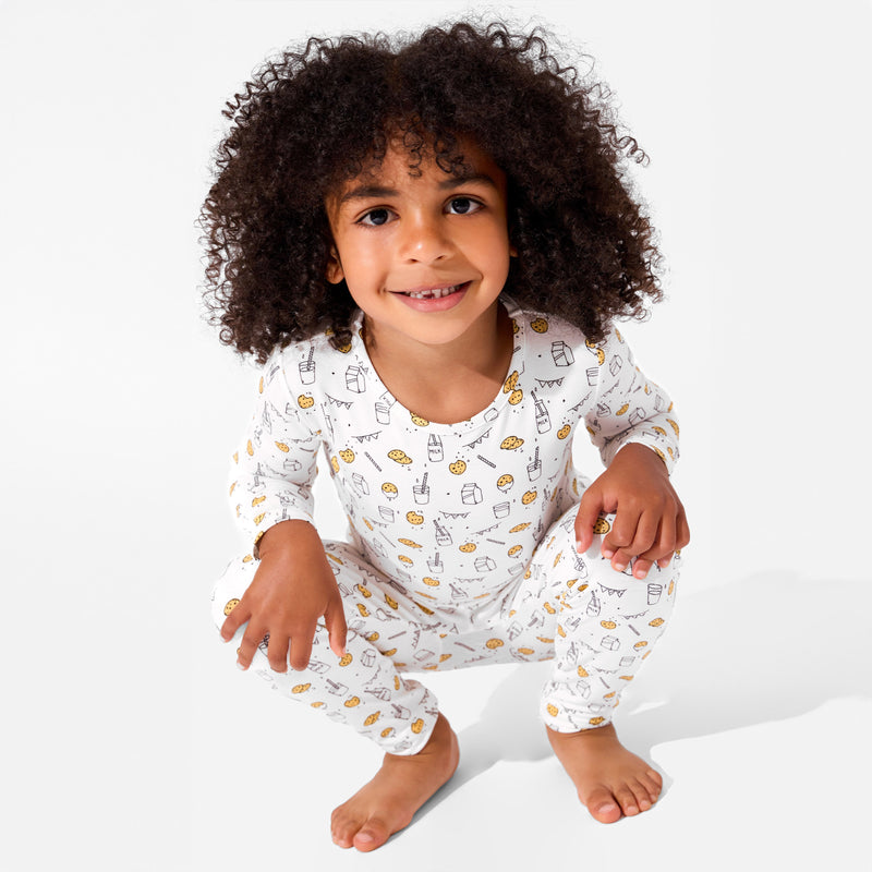 Milk & Cookies Bamboo Kids Pajamas