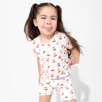 Cherry On Top Bamboo Kids Pajama Short Set