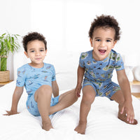 Shark School Bamboo Kids Pajama Short Set