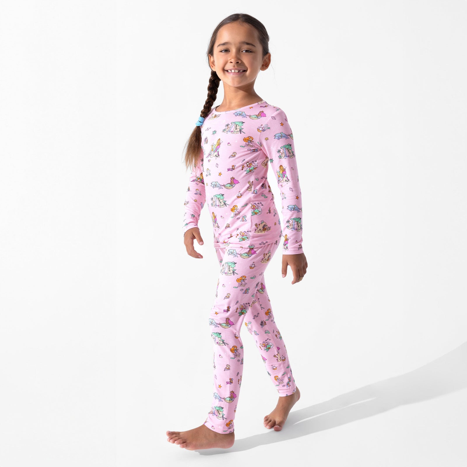 Mermaid Lagoon Bamboo Kids Pajamas