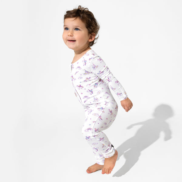 Unicorn Bamboo Convertible Footie