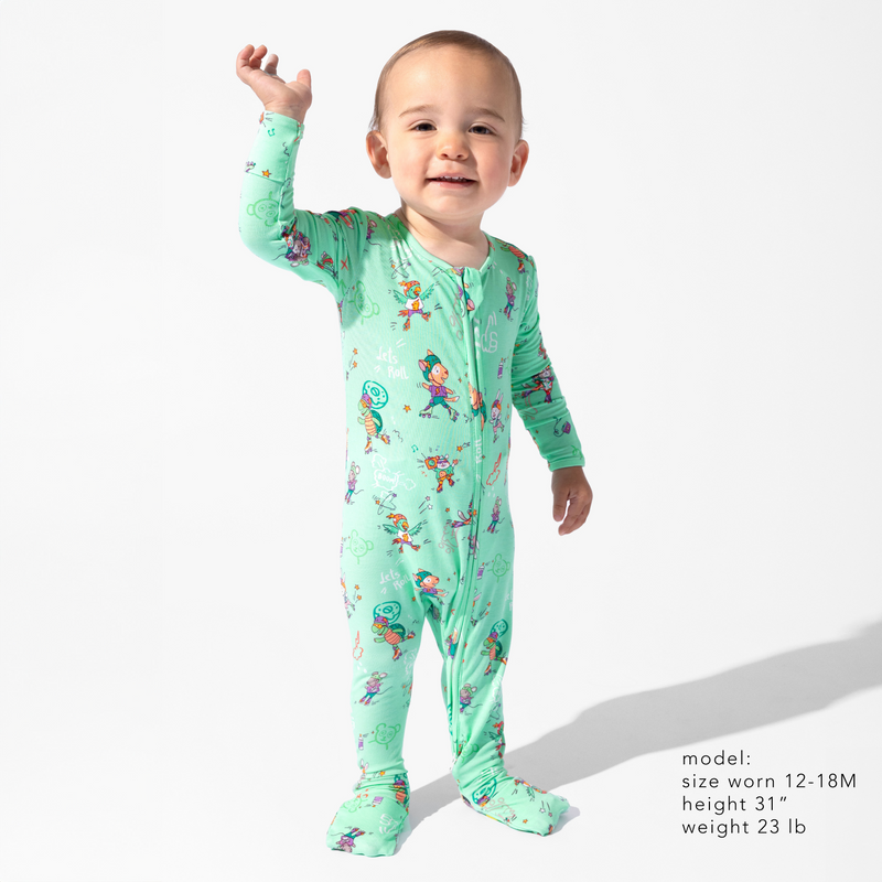 Roller Pet Pals Bamboo Convertible Footie