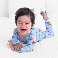 PAW Patrol: Varsity Blue Bamboo Convertible Footie