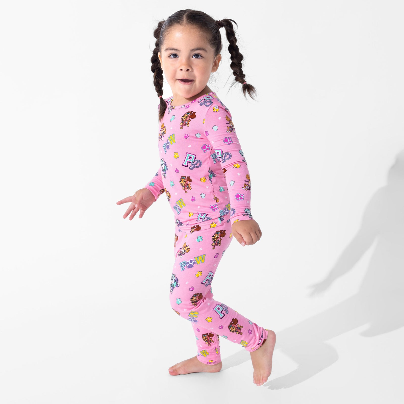 PAW Patrol: Varsity Pink Bamboo Kids Pajamas
