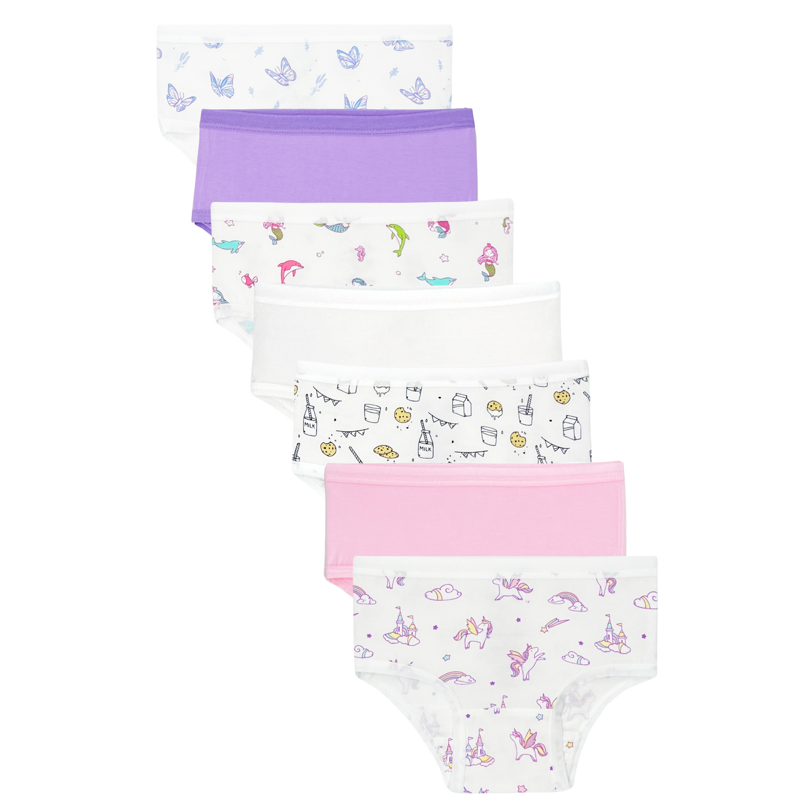 Girls' Bamboo Underwear 7-Pack