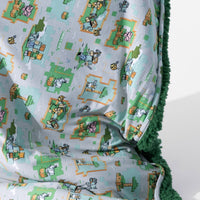 Minecraft Overworld Dreams Bamboo Sherpa Blanket