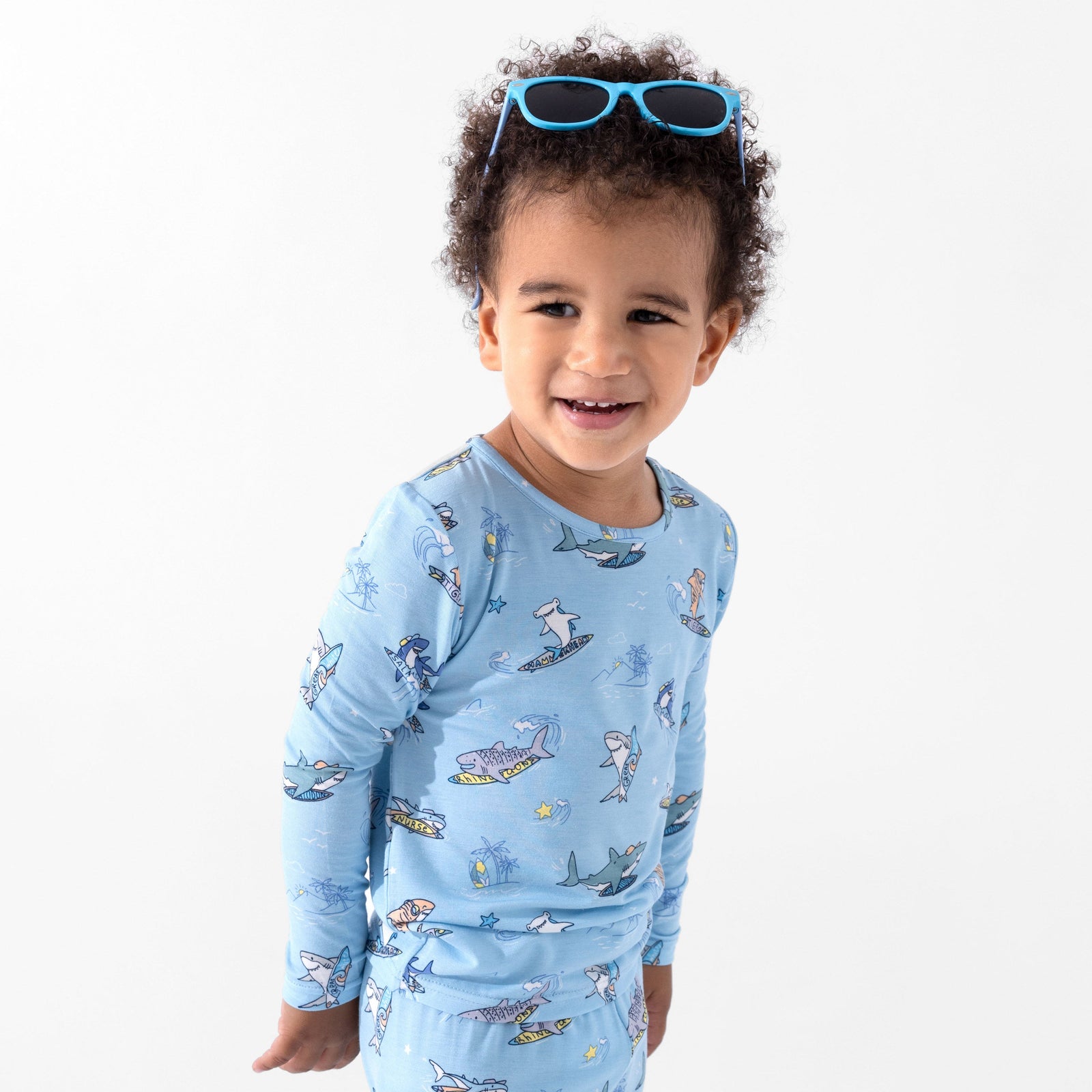 Shark School Bamboo Kids Pajamas