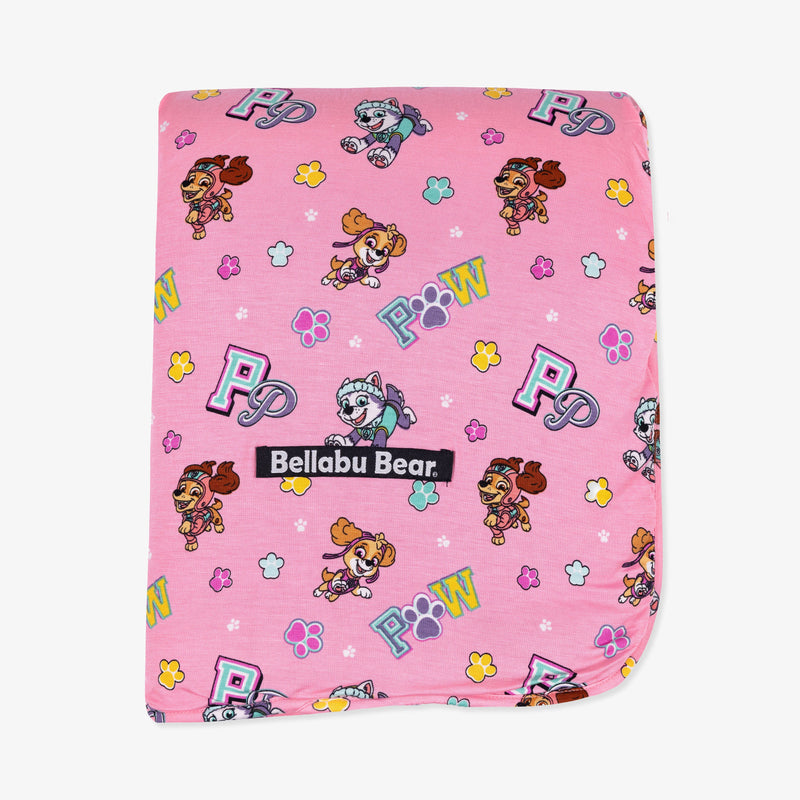 PAW Patrol: Varsity Pink Bamboo Sherpa Blanket