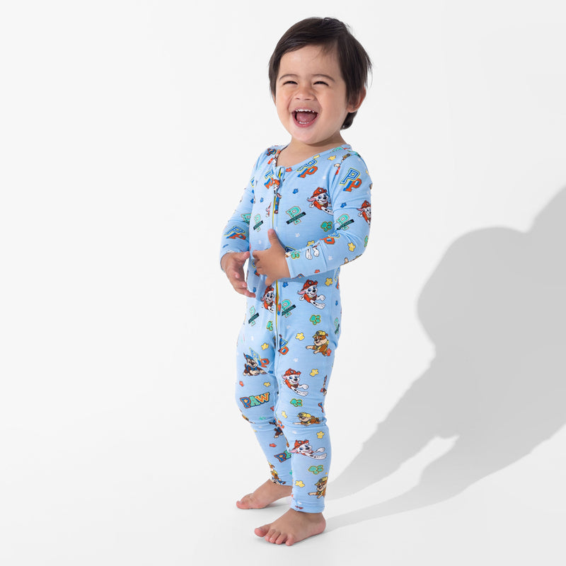 PAW Patrol: Varsity Blue Bamboo Convertible Footie