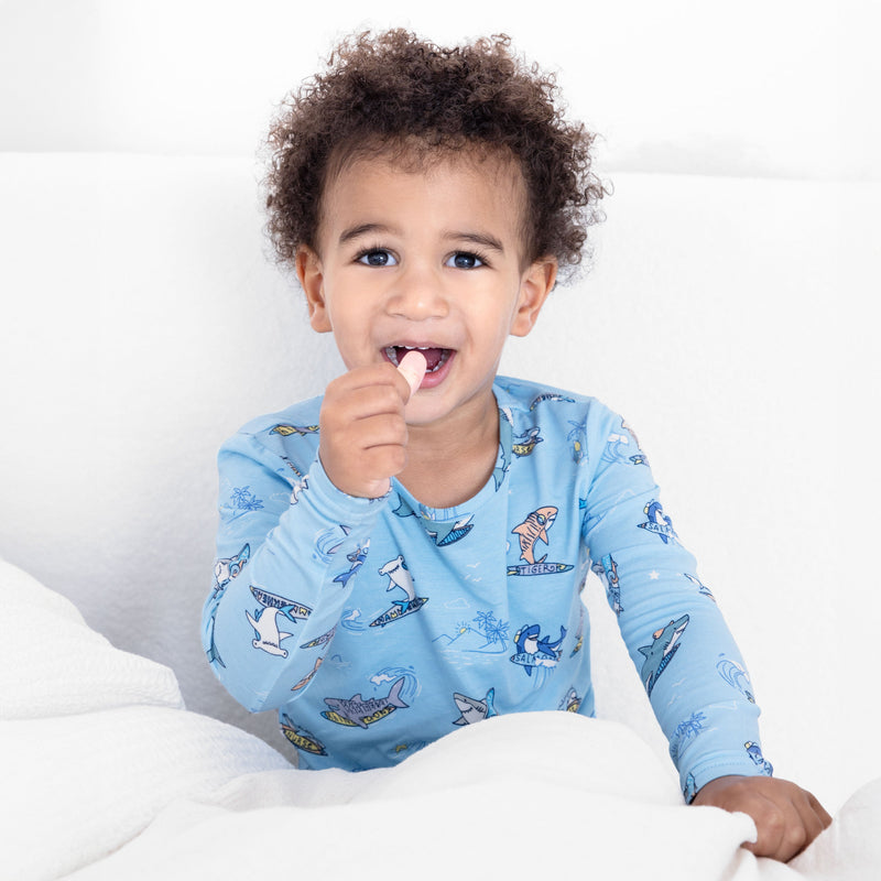 Shark School Bamboo Kids Pajamas
