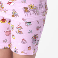 Tea Party Bamboo Kids Pajama Short Set