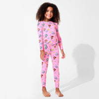 PAW Patrol: Varsity Pink Bamboo Kids Pajamas