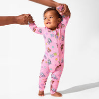 PAW Patrol: Varsity Pink Bamboo Convertible Footie