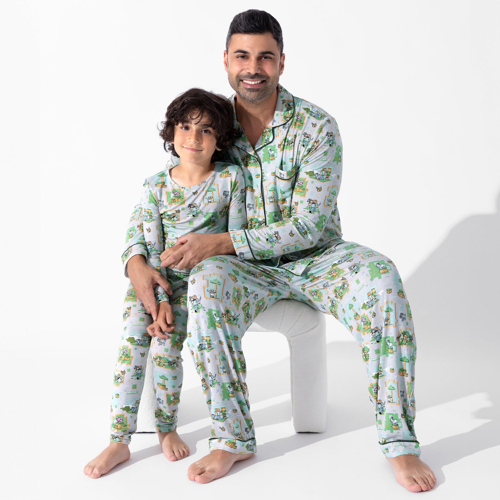 Minecraft Overworld Dreams Bamboo Kids Pajamas