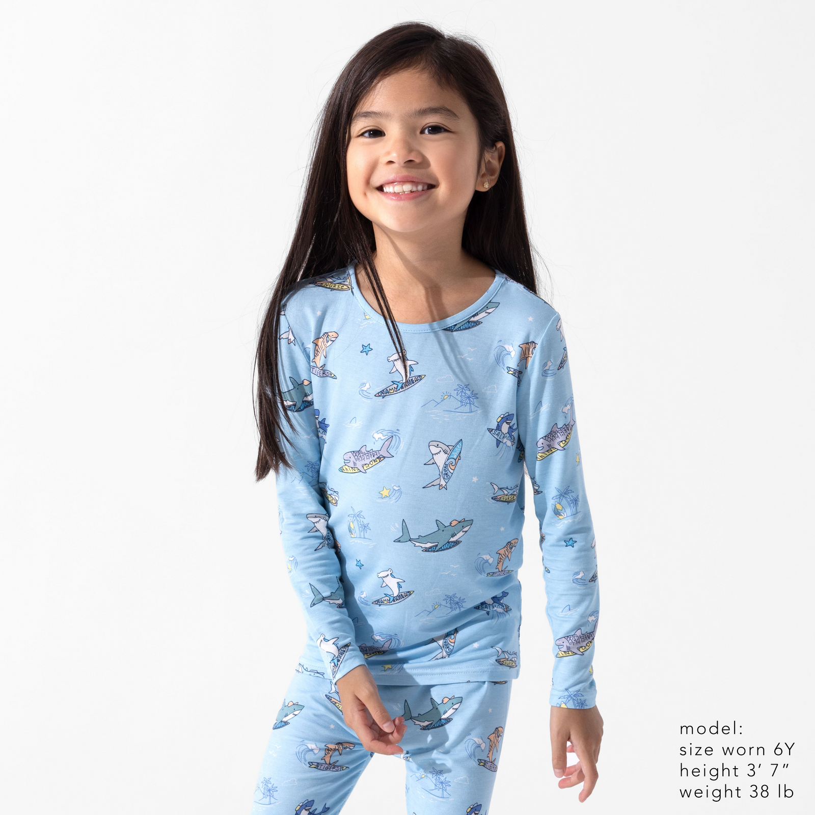 Shark School Bamboo Kids Pajamas