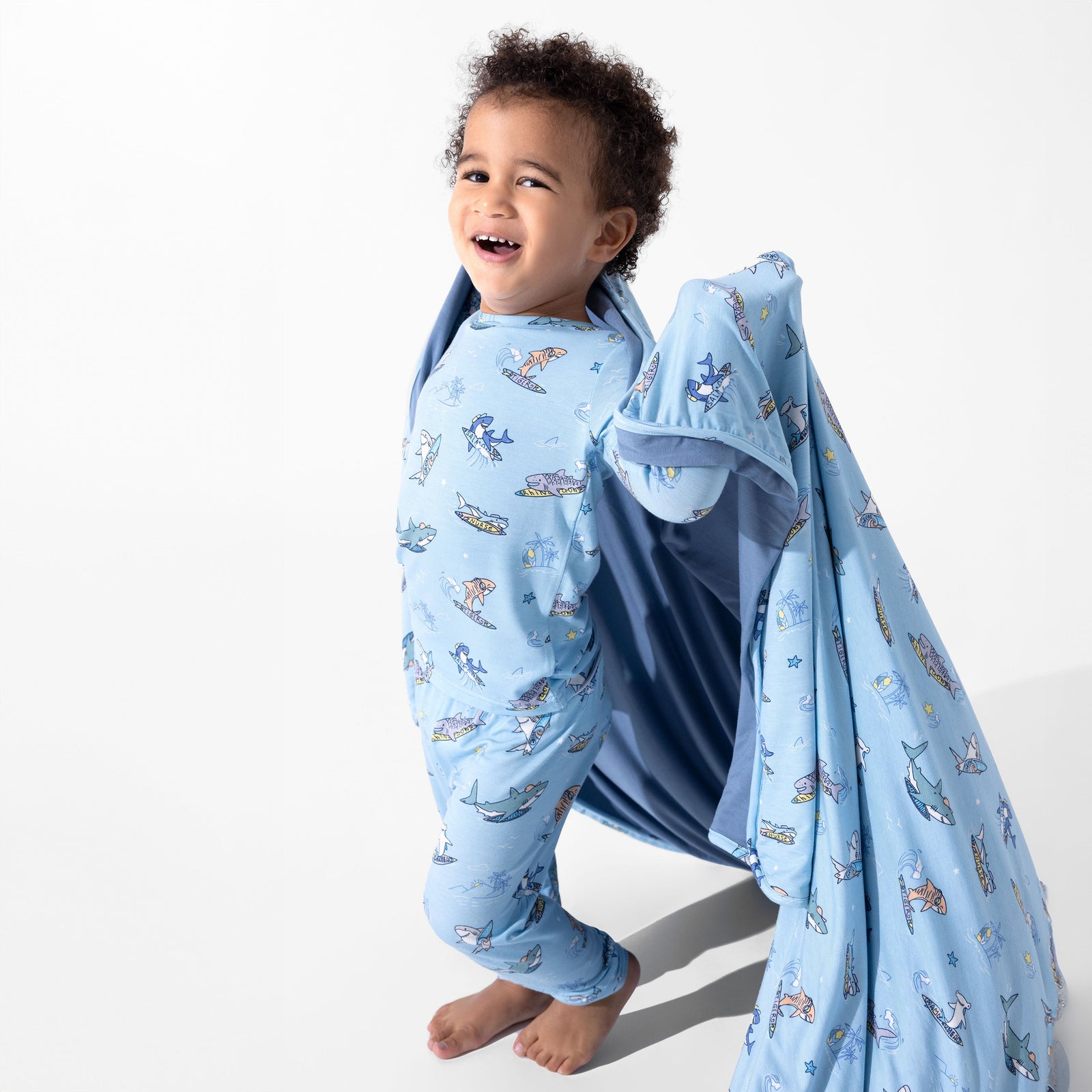 Shark School Bamboo Kids Pajamas