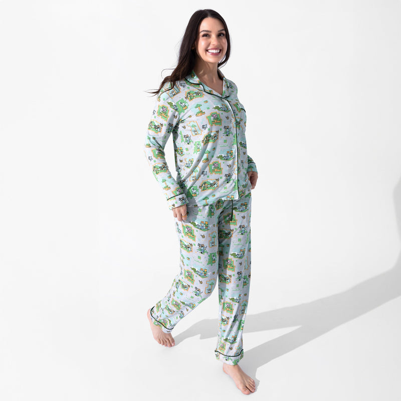 Minecraft Overworld Dreams Bamboo Women's Pajama Set