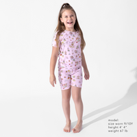 Tea Party Bamboo Kids Pajama Short Set